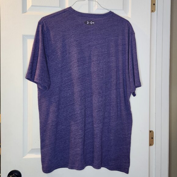 2XL Mens Purple Under Armour Tee - Picture 2 of 6
